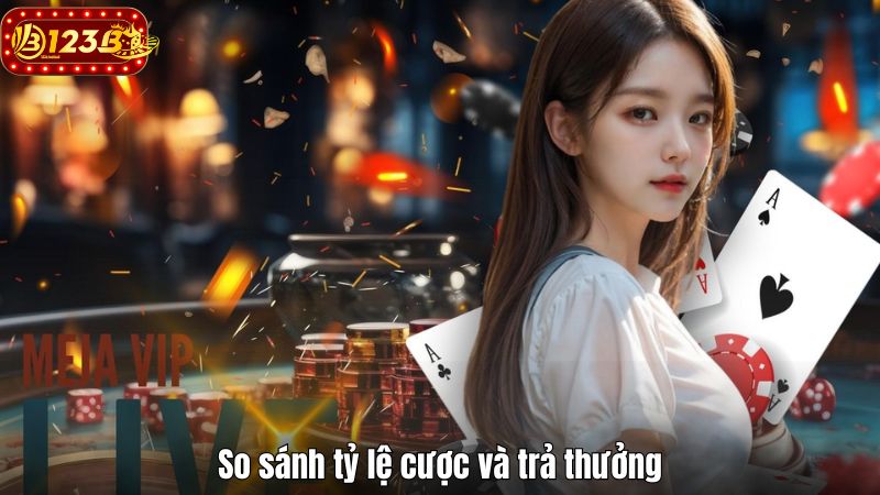 So sánh tỷ lệ cược và trả thưởng